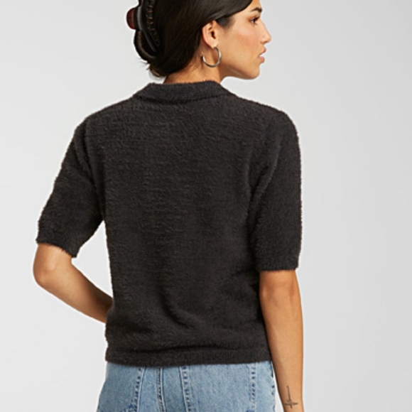 Icône Jewel-button fuzzy polo - Picture 3 of 9